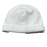 Marlu' Cappello tinta unita In Cinghia Panna per Neonata IN2773 PANNA MARLU' 