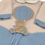 Marlu' Tutina tinta unita con Stampa Beige per Neonato IN57100 BEIGE MARLU' 