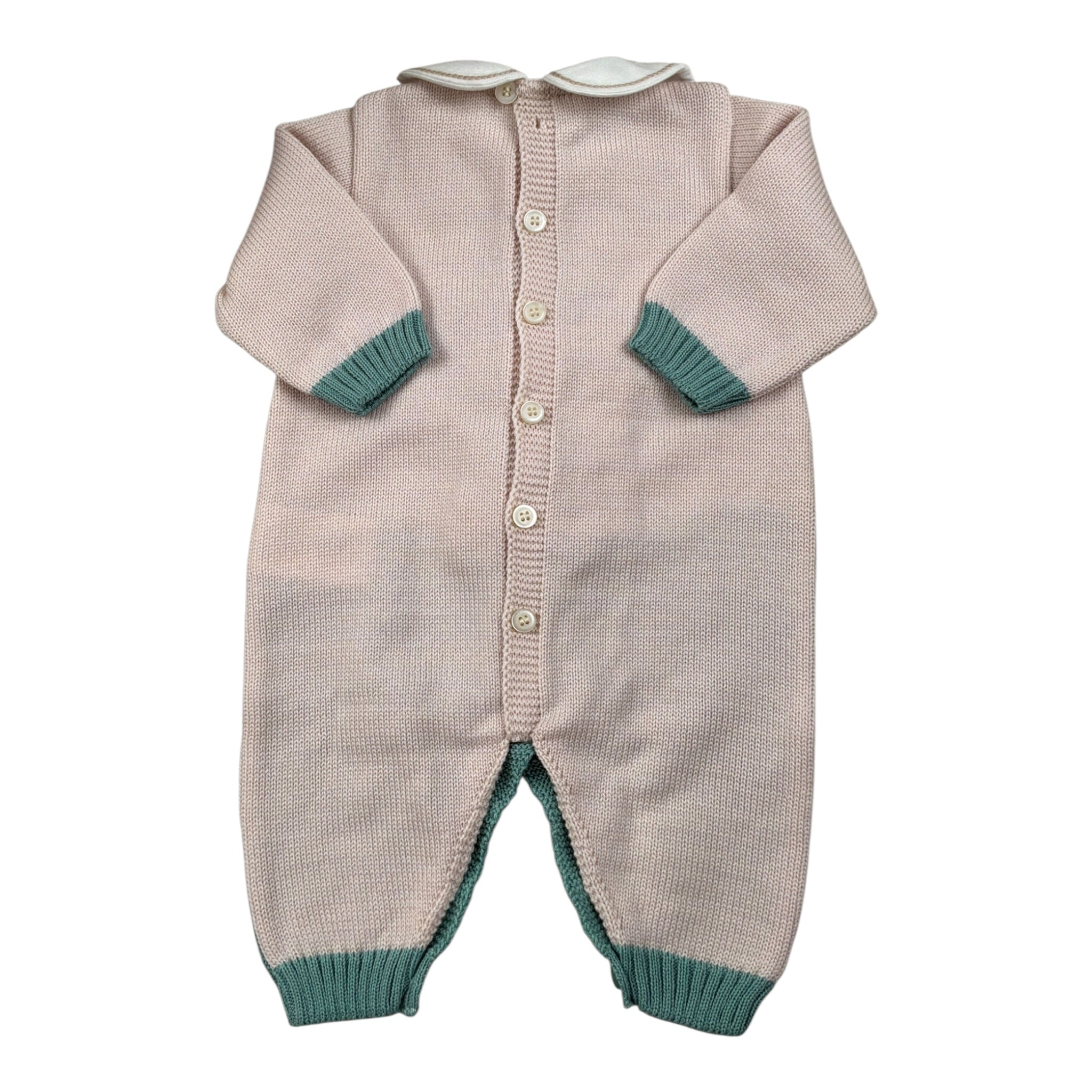 Marlu' Tutina tinta unita con Stampa Beige per Neonata IN5710 BEIGE MARLU' 
