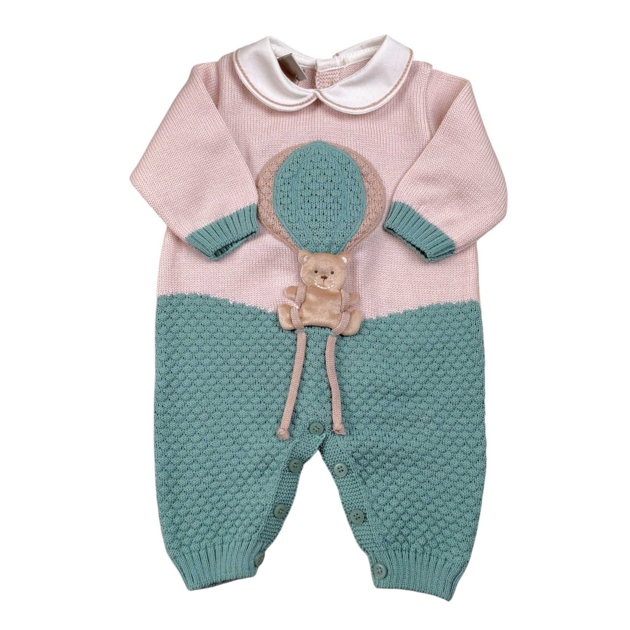 Marlu' Tutina tinta unita con Stampa Beige per Neonata IN5710 BEIGE MARLU' 
