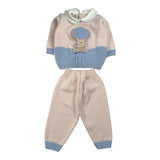 Marlu' Completo 2Pz Maglia-Pantalone Beige per Neonato IN57500 BEIGE MARLU' 