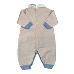 Marlu' Tutina Bicolore con Stampa Beige per Neonato IN5750 BEIGE MARLU' 