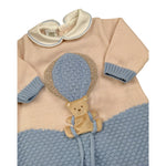 Marlu' Tutina Bicolore con Stampa Beige per Neonato IN5750 BEIGE MARLU' 