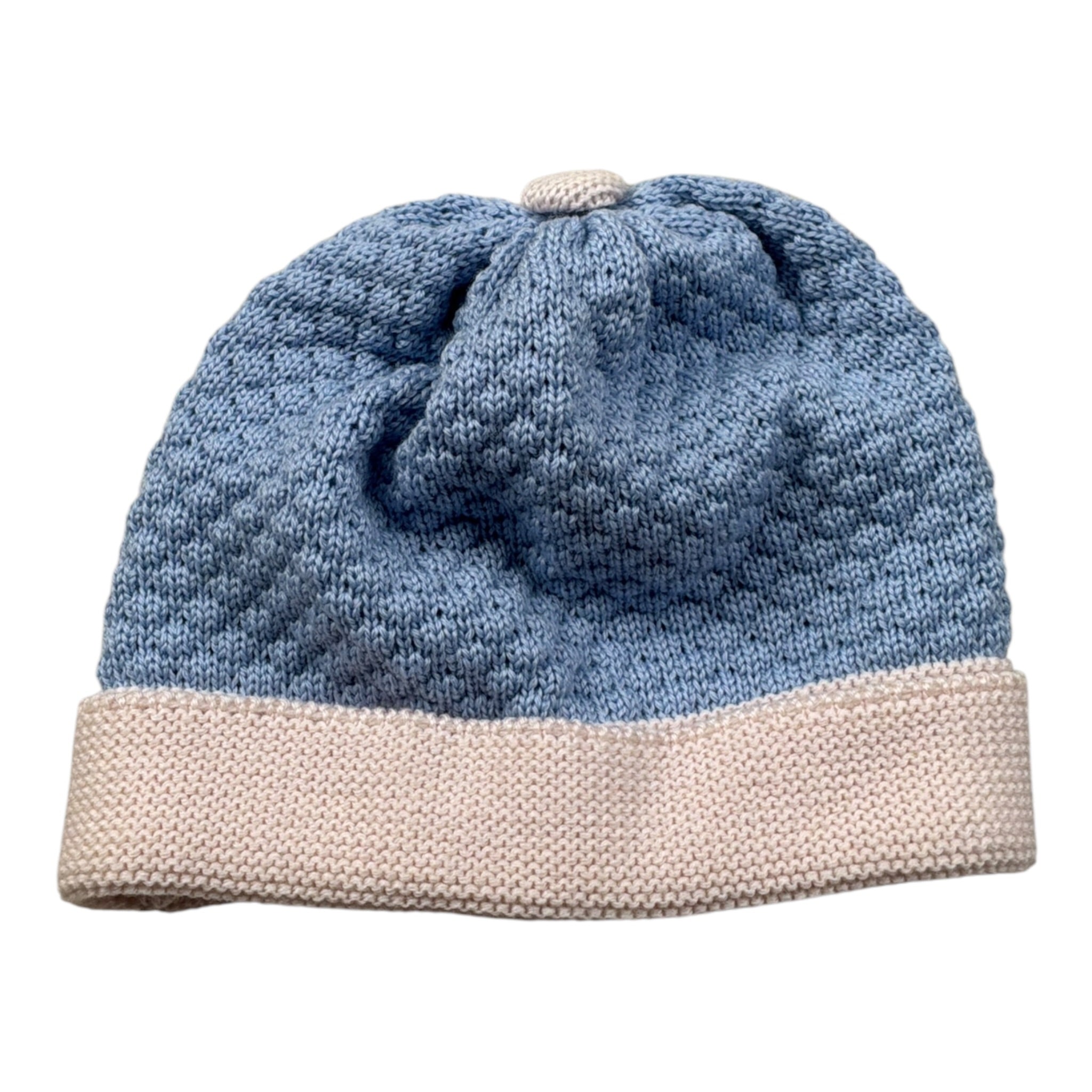 Marlu' Cappello tinta unita Azzurro per Neonato IN5771BT AZZURRO MARLU' 