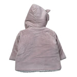 Marlu' Cappotto tinta unita con Cappuccio Rosa per Neonata IN5940 ROSA MARLU' 