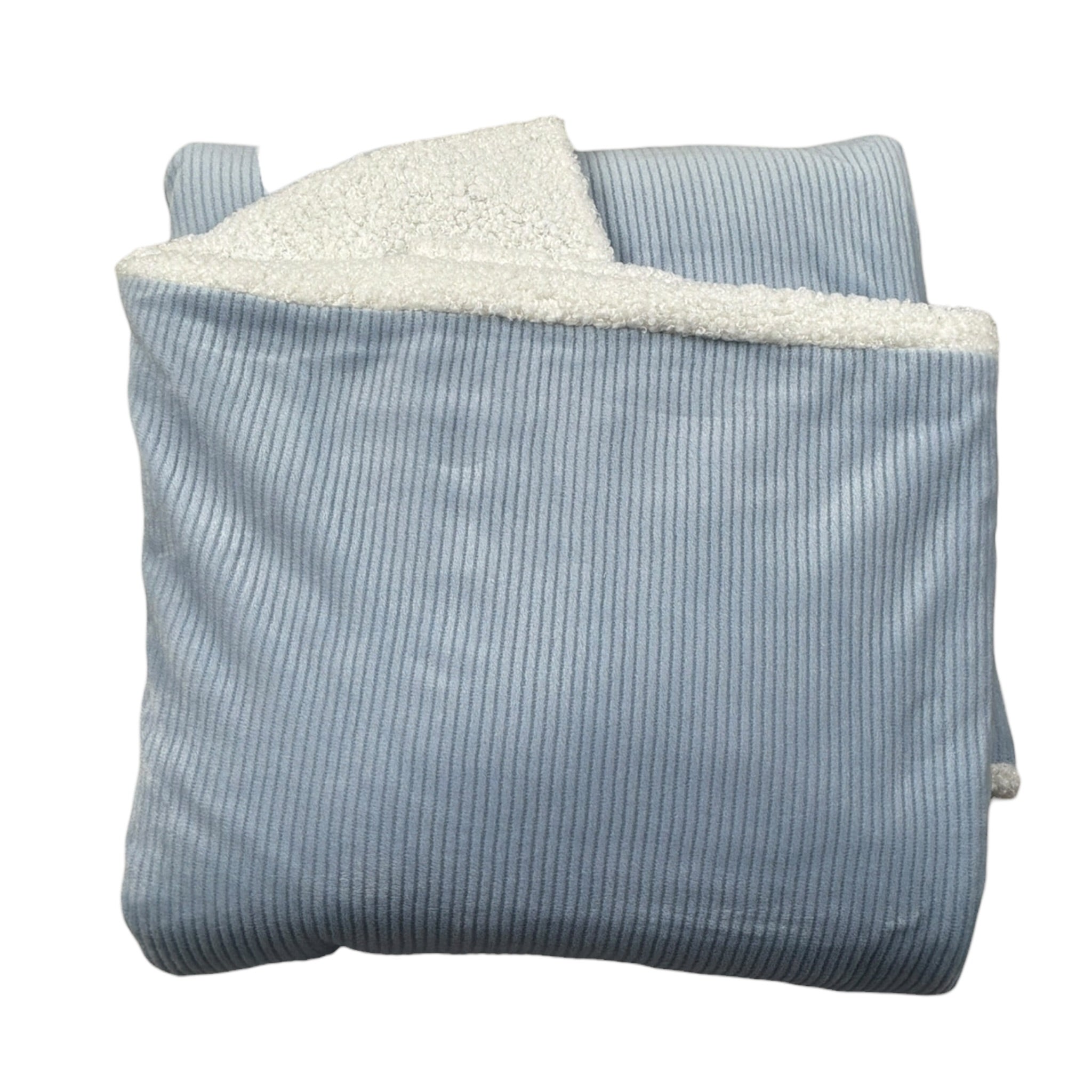 Marlu' Coperta Bicolore In Ciniglia Azzurro per Neonato IN5981O AZZURRO MARLU' 