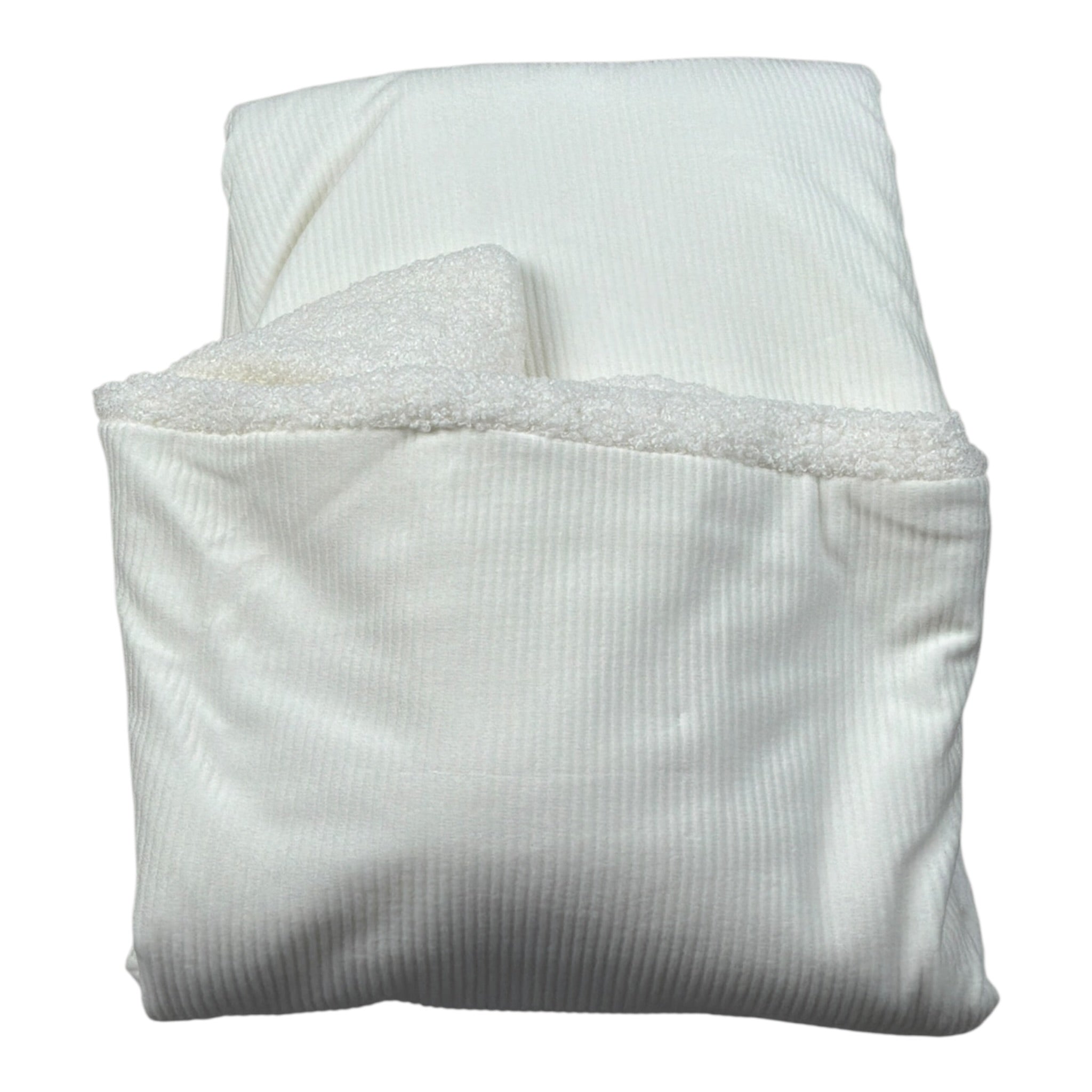 Marlu' Coperta Bicolore In Ciniglia Panna per Neonata IN5981 PANNA MARLU' 