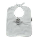 Marlu' Bavetta tinta unita con Ricami Bianco per Neonato IN59BAVM BIANCO MARLU' 