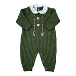 Marlu' Tutina tinta unita In Filo Verde per Neonata IN6210 VERDE MARLU' 