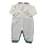 Marlu' Tutina Bicolore In Maglia Verde/Panna per Neonato RIRIRI VERDE/PANNA MARLU' 