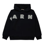 Marni Felpa Chiusa con Cappuccio tinta unita Nero per Bambino M01266 NERO MARNI 