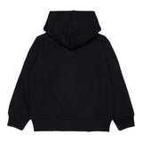 Marni Felpa Chiusa con Cappuccio tinta unita con Logo Nero per Bambina M01576 NERO MARNI 