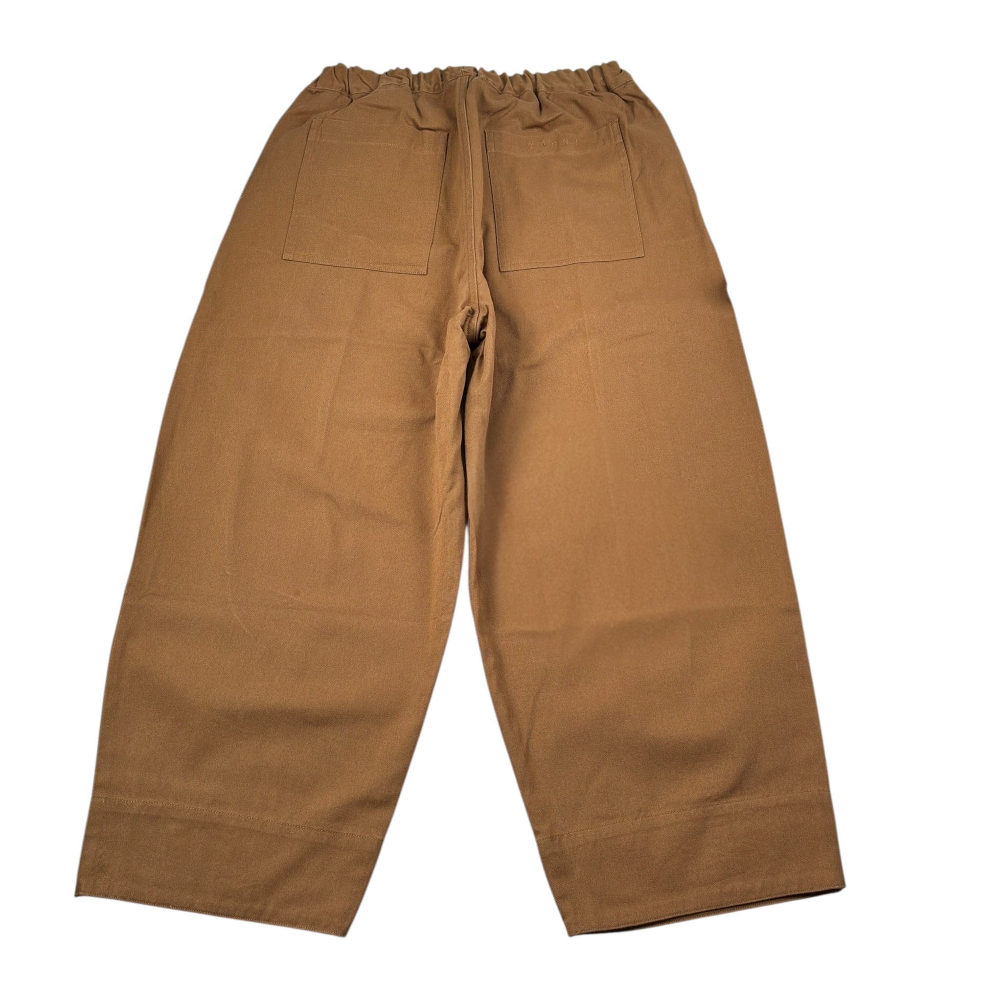 Marni Pantalone tinta unita con Elastico In Vita Marrone per Bambino M01579 MARRONE MARNI 
