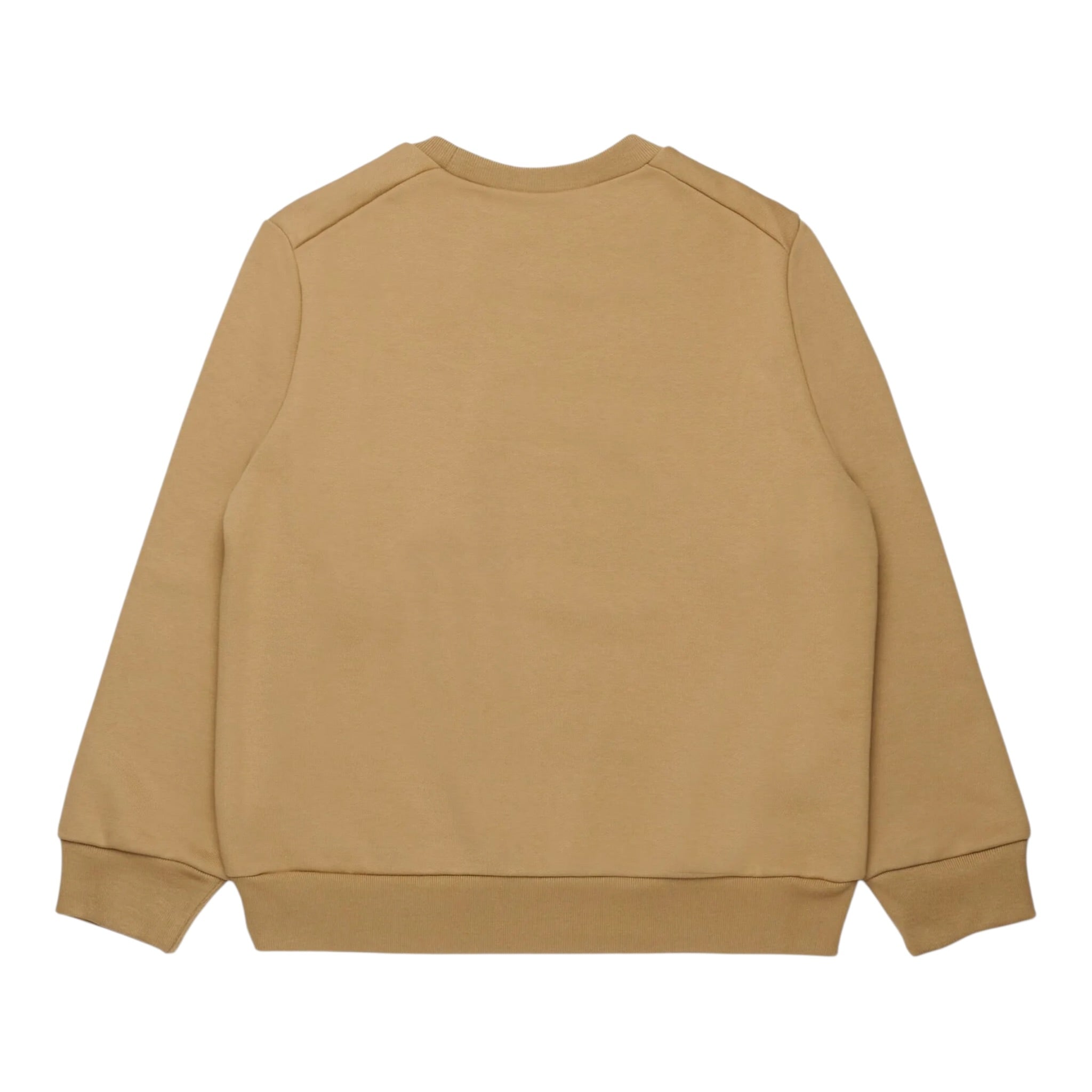 Marni Felpa Chiusa Girocollo tinta unita con Logo Beige per Bambino M01612 BEIGE MARNI 