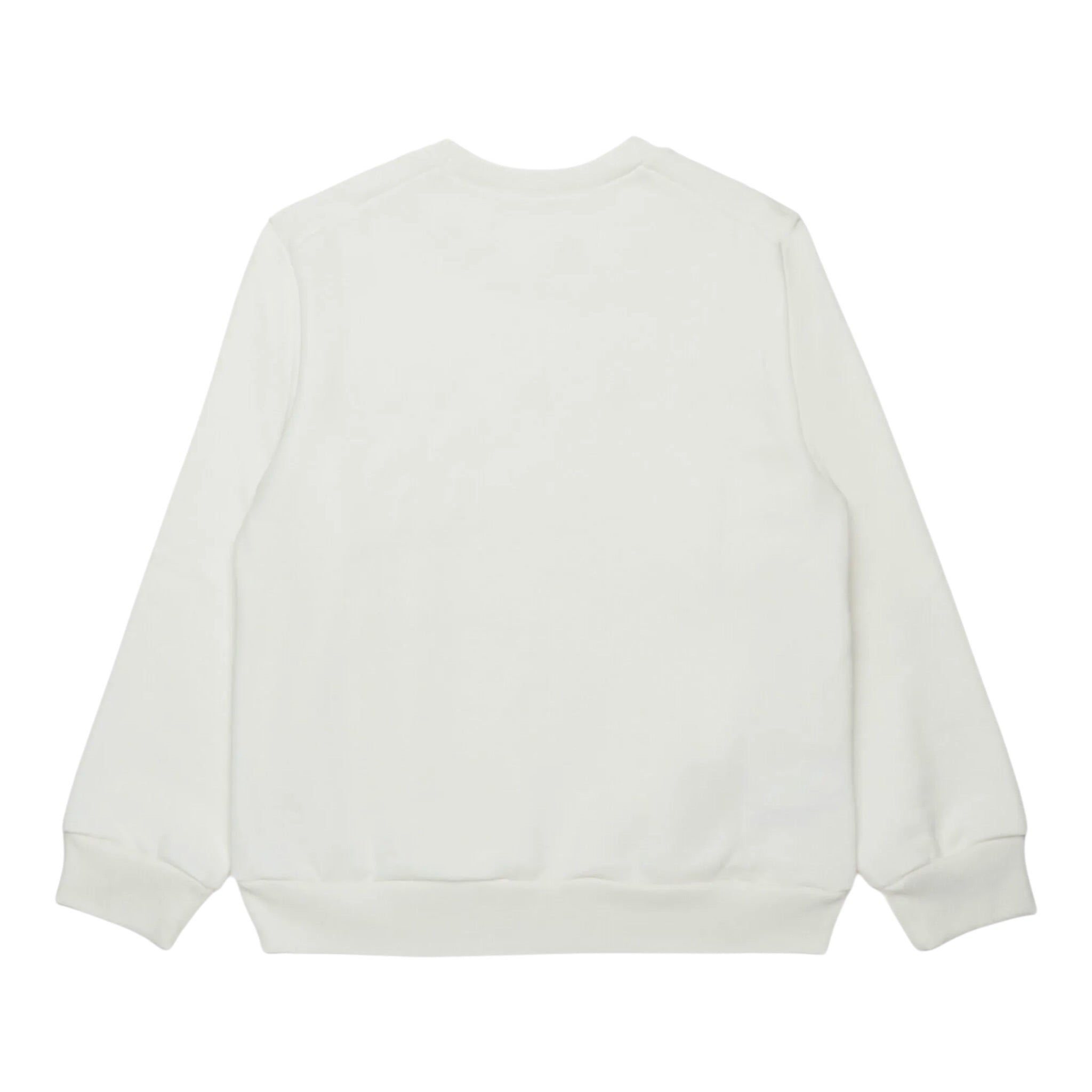 Marni Felpa Chiusa Girocollo tinta unita con Logo Bianco per Bambino M01612 BIANCO MARNI 