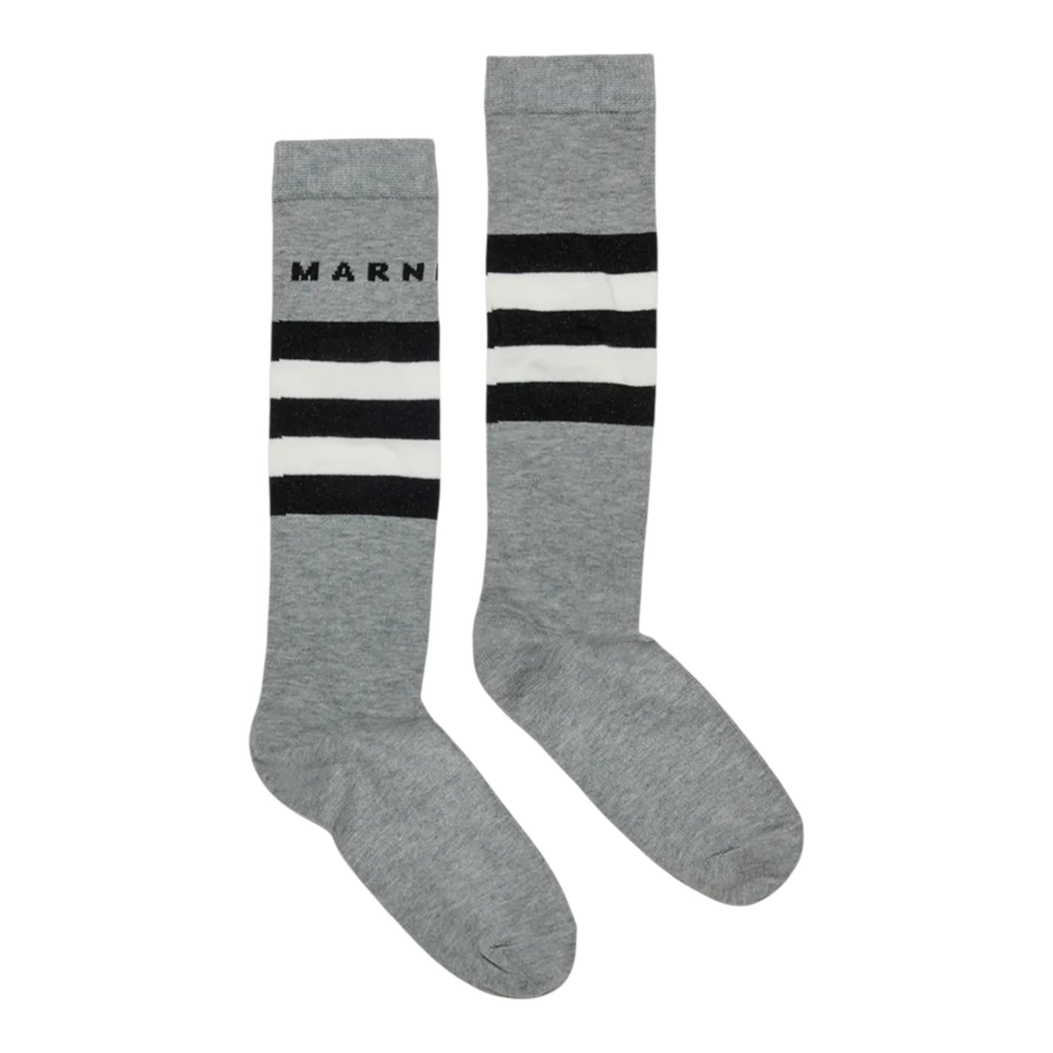 Marni Calzini tinta unita con Logo Grigio per Bambino M01631 GRIGIO MARNI 