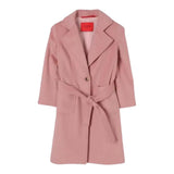 Max&Co. Cappotto tinta unita con Colletto Rosa per Bambina MX0001MX052 ROSA MAX&Co. 
