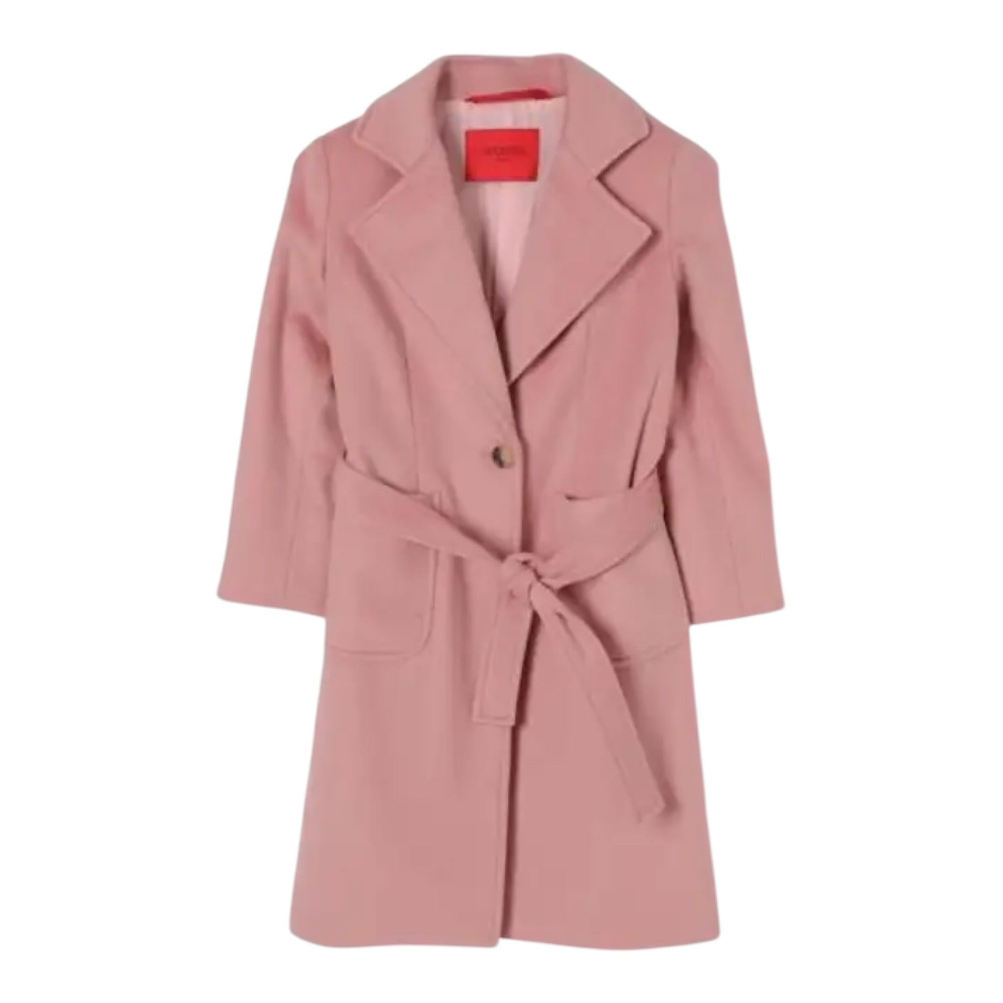 Max&Co. Cappotto tinta unita con Colletto Rosa per Bambina MX0001MX052 ROSA MAX&Co. 