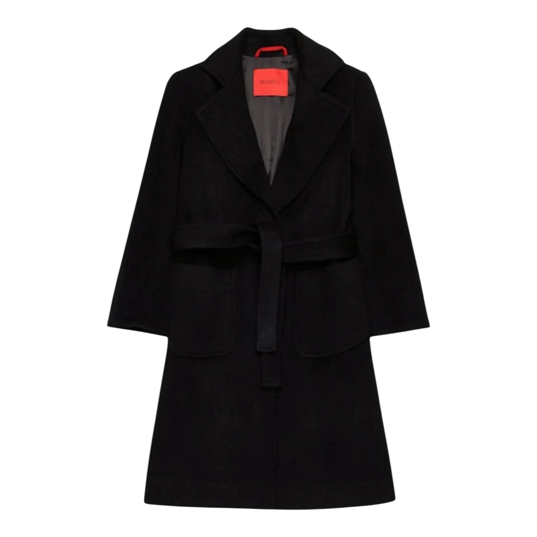 Max&Co. Cappotto tinta unita Nero per Bambina MX0001 NERO MAX&Co. 