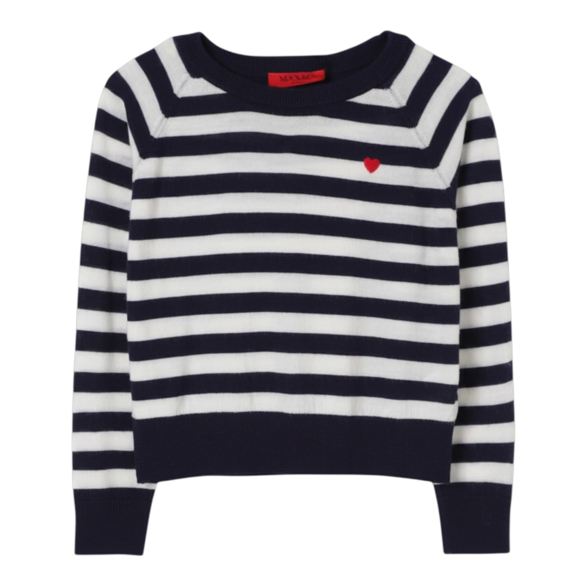 Max&Co. Maglia Bicolore con Stampa A Righe Bianco/Grigio per Bambina MX0003MX005 BIANCO/GRIGIO MAX&Co. 