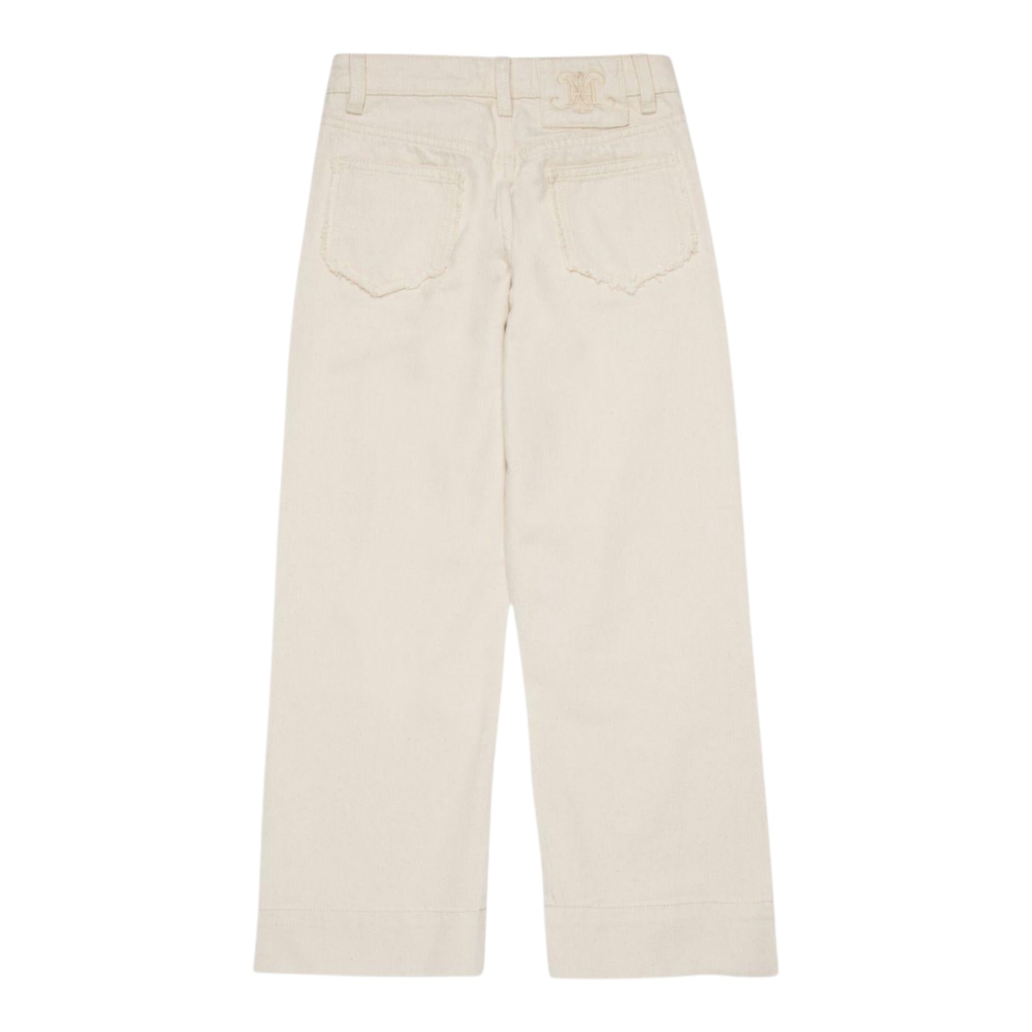 Max&Co. Pantalone tinta unita 5 Tasche Panna per Bambina MX021 PANNA MAX&Co. 