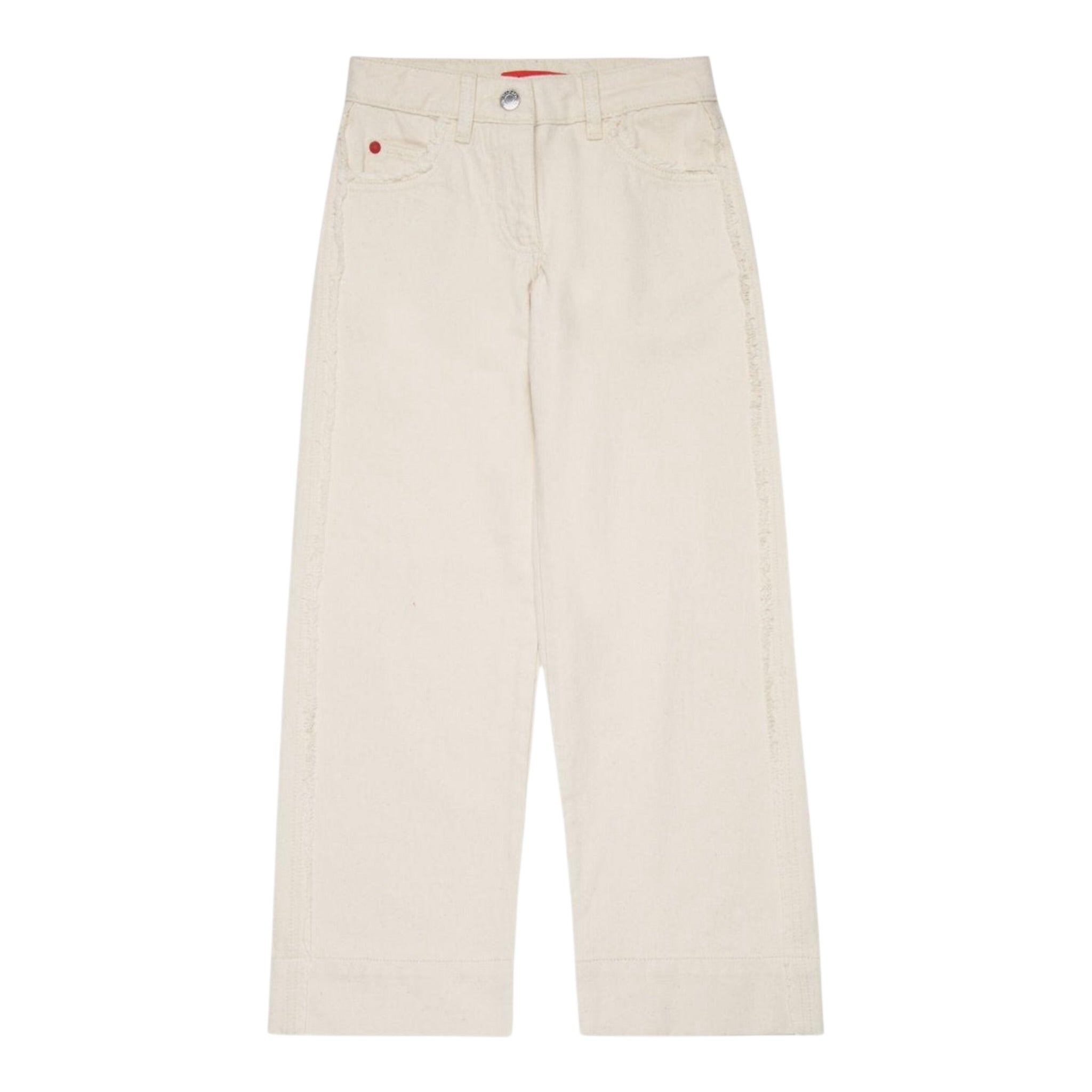 Max&Co. Pantalone tinta unita 5 Tasche Panna per Bambina MX021 PANNA MAX&Co. 