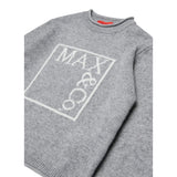 Max&Co. Maglia Girocollo tinta unita con Stampa Grigio per Bambina MX0233MX00H GRIGIO MAX&Co. 