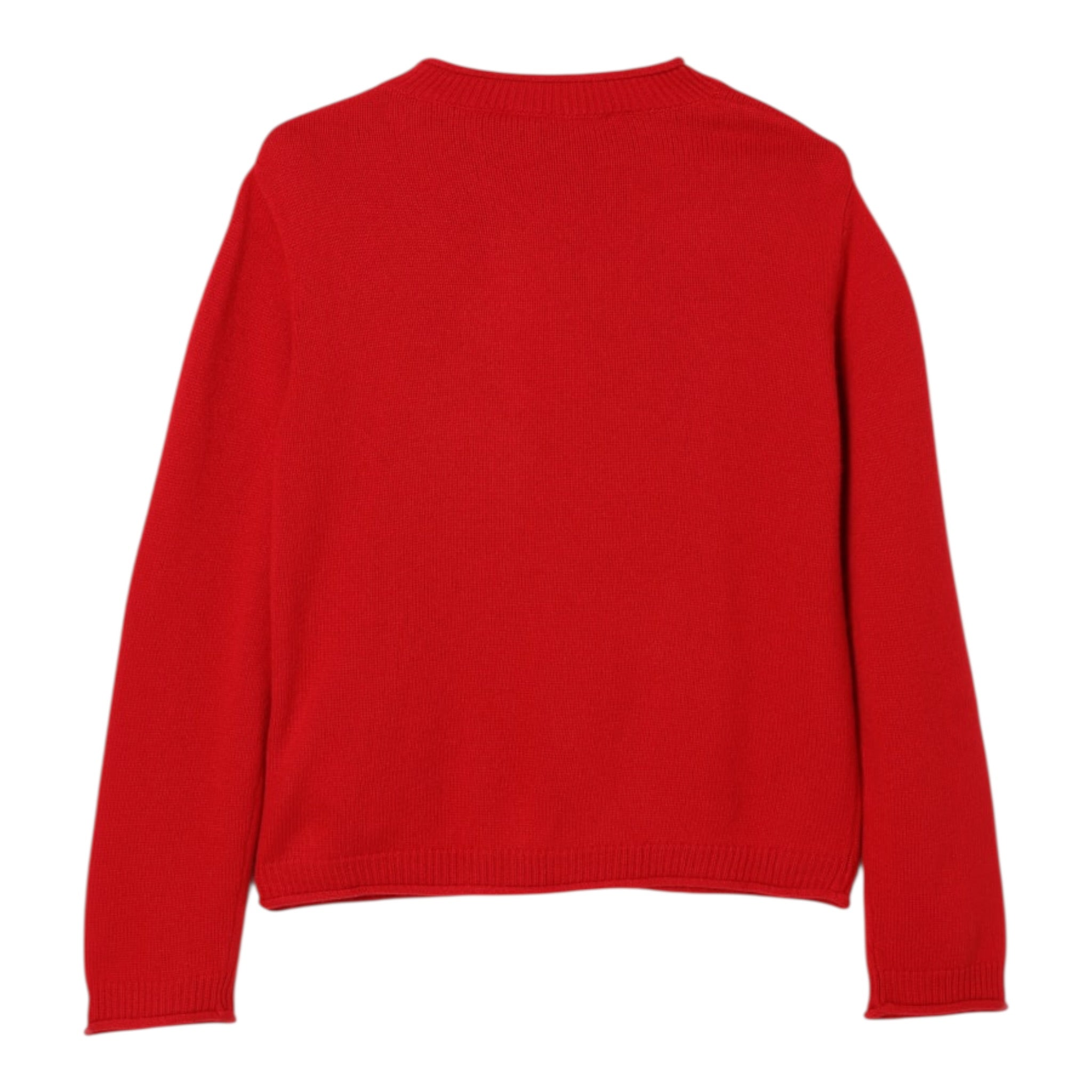 Max&Co. Maglia Girocollo tinta unita con Stampa Rosso per Bambina MX0233MX00H ROSSO MAX&Co. 