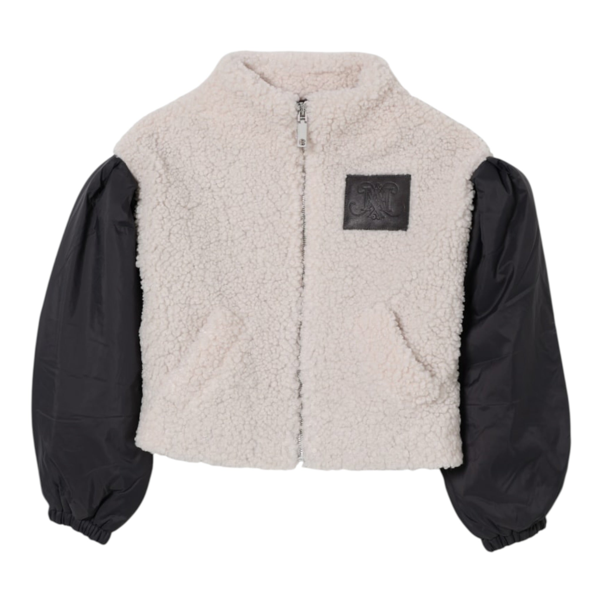 Max&Co. Giubbino tinta unita con Maniche In Contrasto Panna per Bambina MX0233MX093 PANNA MAX&Co. 
