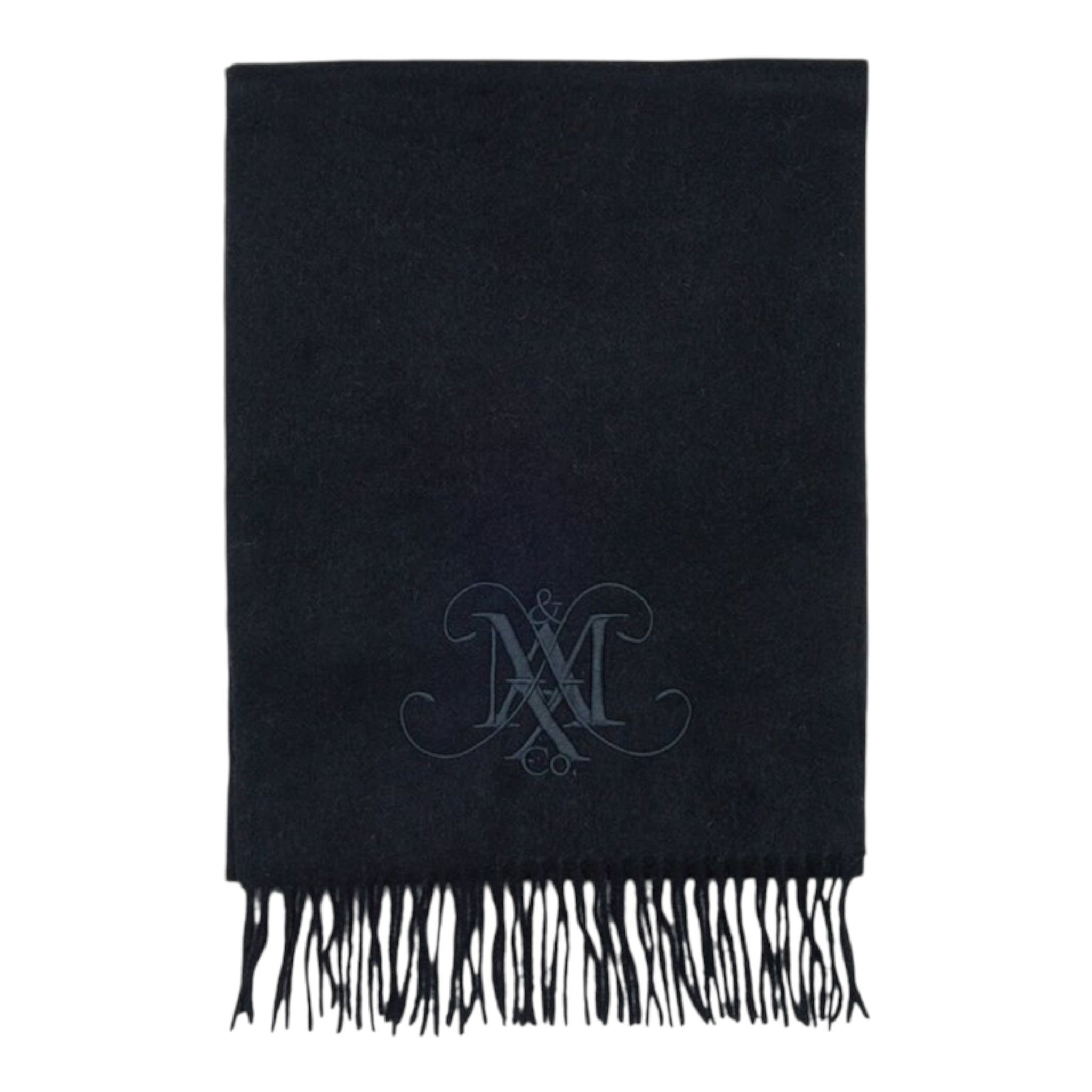 Max&Co. Sciarpe tinta unita con Logo Nero per Bambina MX0246 NERO MAX&Co. 