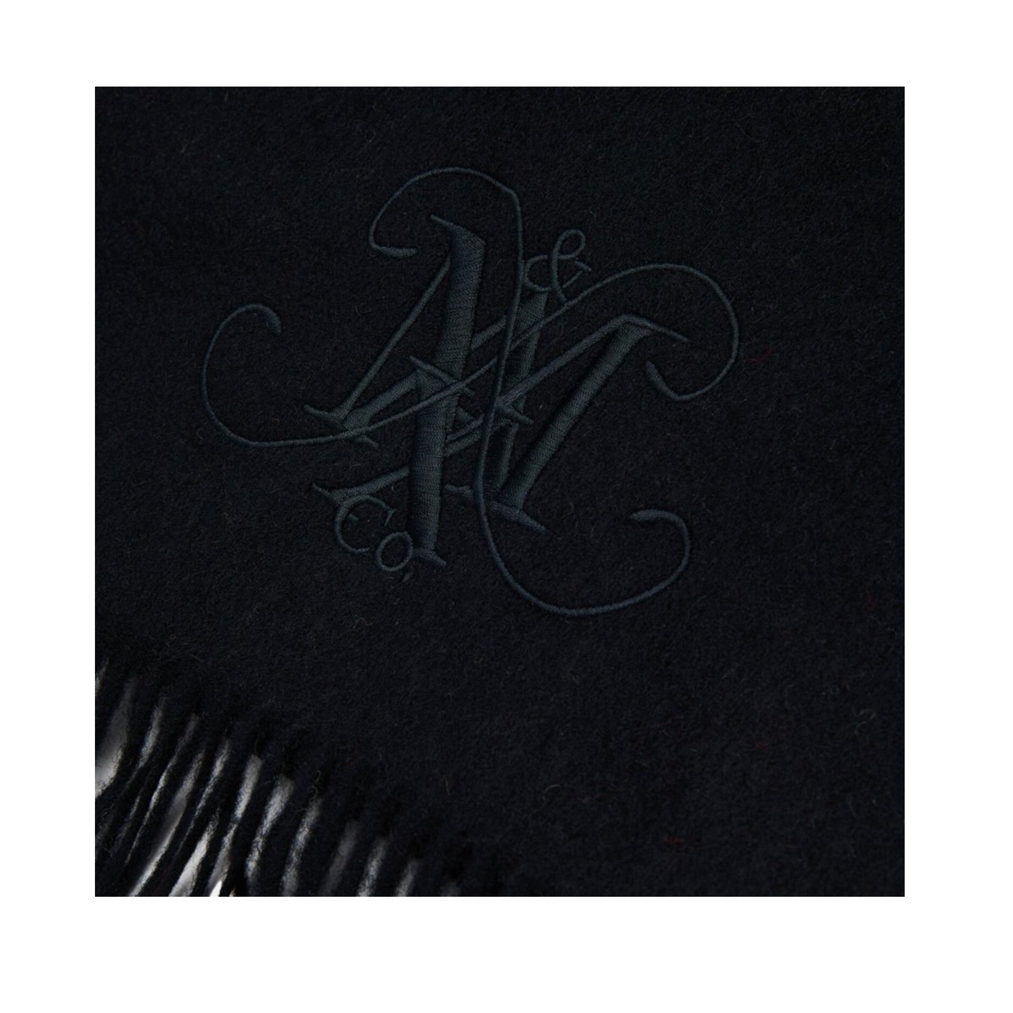 Max&Co. Sciarpe tinta unita con Logo Nero per Bambina MX0246 NERO MAX&Co. 