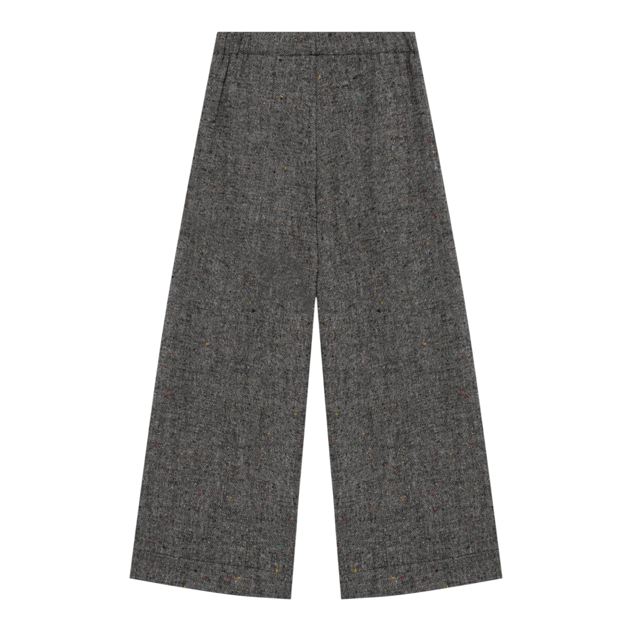 Max&Co. Pantalone A Palazzo tinta unita con Logo Grigio per Bambina MX0249 GRIGIO MAX&Co. 