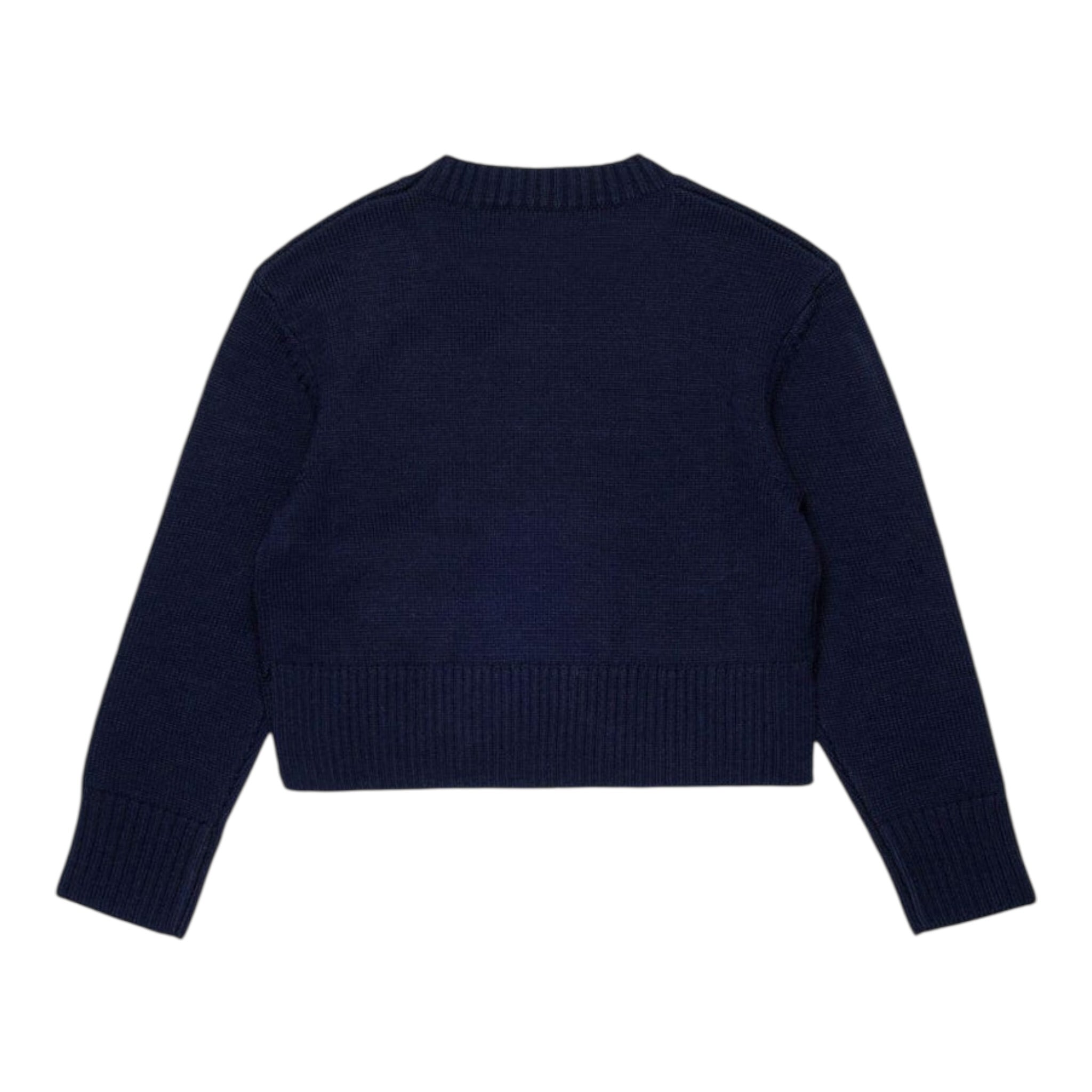 Max&Co. Maglia tinta unita con Stampa Blu per Bambina MX0251X BLU MAX&Co. 