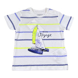 Mayoral T-Shirt tinta unita con Stampa Bianco per Neonato 1018 BIANCO MAYORAL 