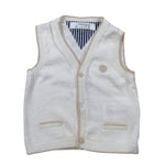 Mayoral Gilet tinta unita con Profili In Contrasto Panna per Neonato 1312 PANNA MAYORAL 