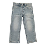 Mayoral Jeans tinta unita con Girovita Regolabile Azzurro per Neonato 1582 AZZURRO MAYORAL 