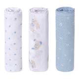 Mayoral Set 3 Pezzi Fazzoletti Bicolore Bianco/Azzurro per Neonato 19402 BIANCO/AZZURRO MAYORAL 