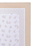 Mayoral Set 3 Pezzi Fazzoletti Bicolore Bianco/Beige per Neonato 19402 BIANCO/BEIGE MAYORAL 