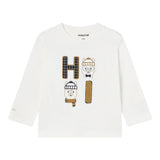 Mayoral Shirt Girocollo tinta unita Bianco per Neonato 2030 BIANCO MAYORAL 