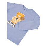 Mayoral Shirt tinta unita con Stampa Azzurro per Neonato 2058 AZZURRO MAYORAL 