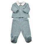 Mayoral Completo 2Pz Ghettina-Maglia In Ciniglia Azzurro per Neonato 256267 AZZURRO MAYORAL 