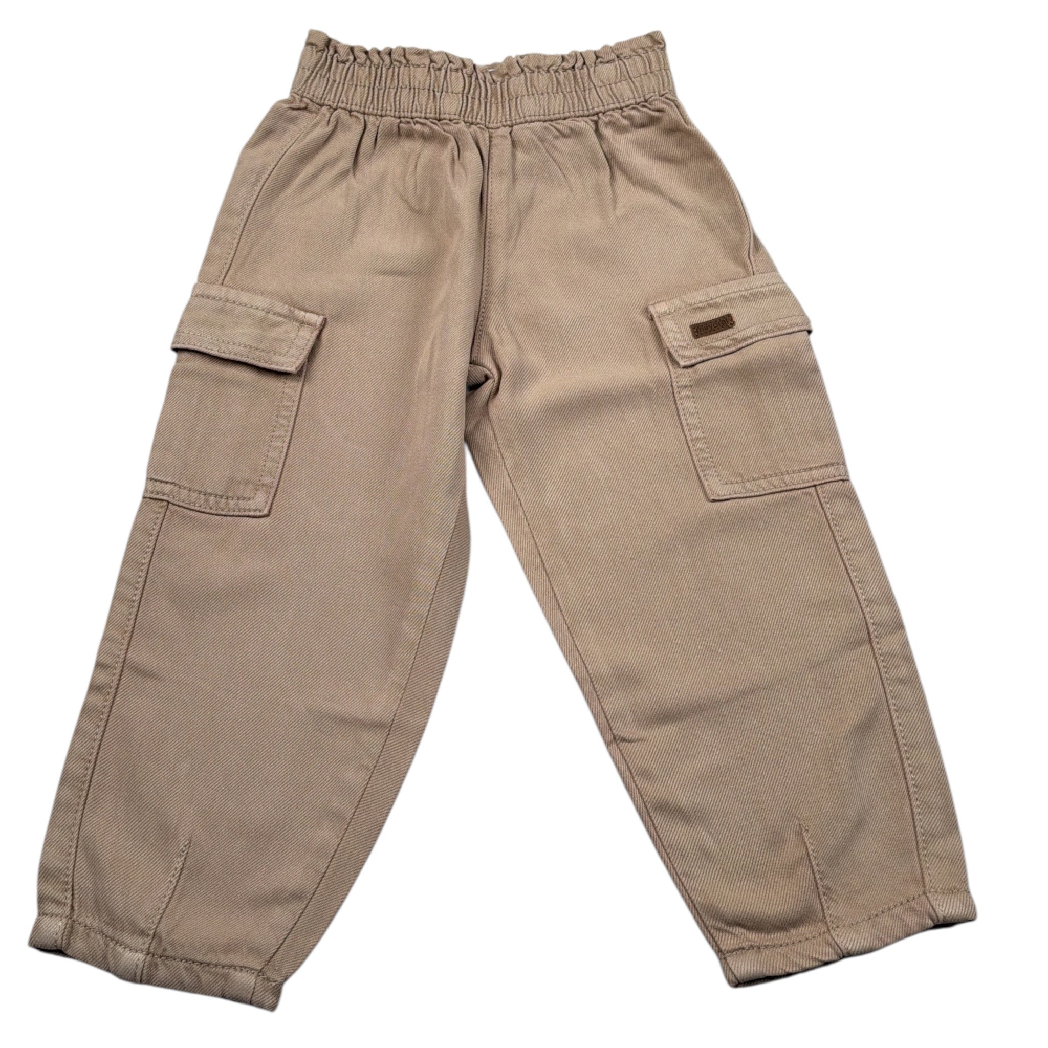 Mayoral Pantalone tinta unita con Elastico In Vita Beige per Neonata 259170 BEIGE MAYORAL 