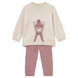Mayoral Completo 2 Pezzi Maglia-Pantalone Beige per Neonata 2595 BEIGE MAYORAL 