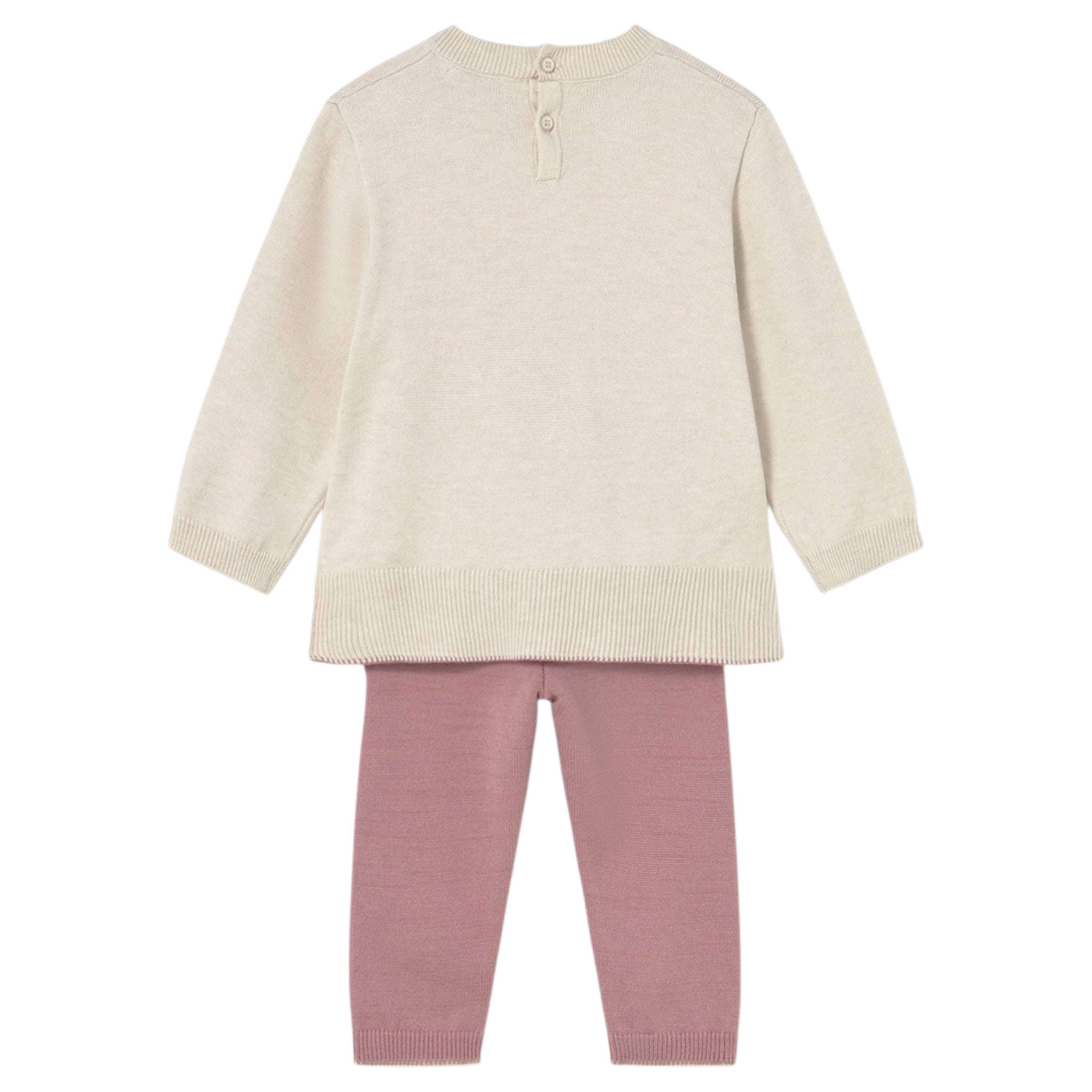 Mayoral Completo 2 Pezzi Maglia-Pantalone Beige per Neonata 2595 BEIGE MAYORAL 