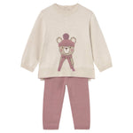 Mayoral Completo 2 Pezzi Maglia-Pantalone Beige per Neonata 2595 BEIGE MAYORAL 