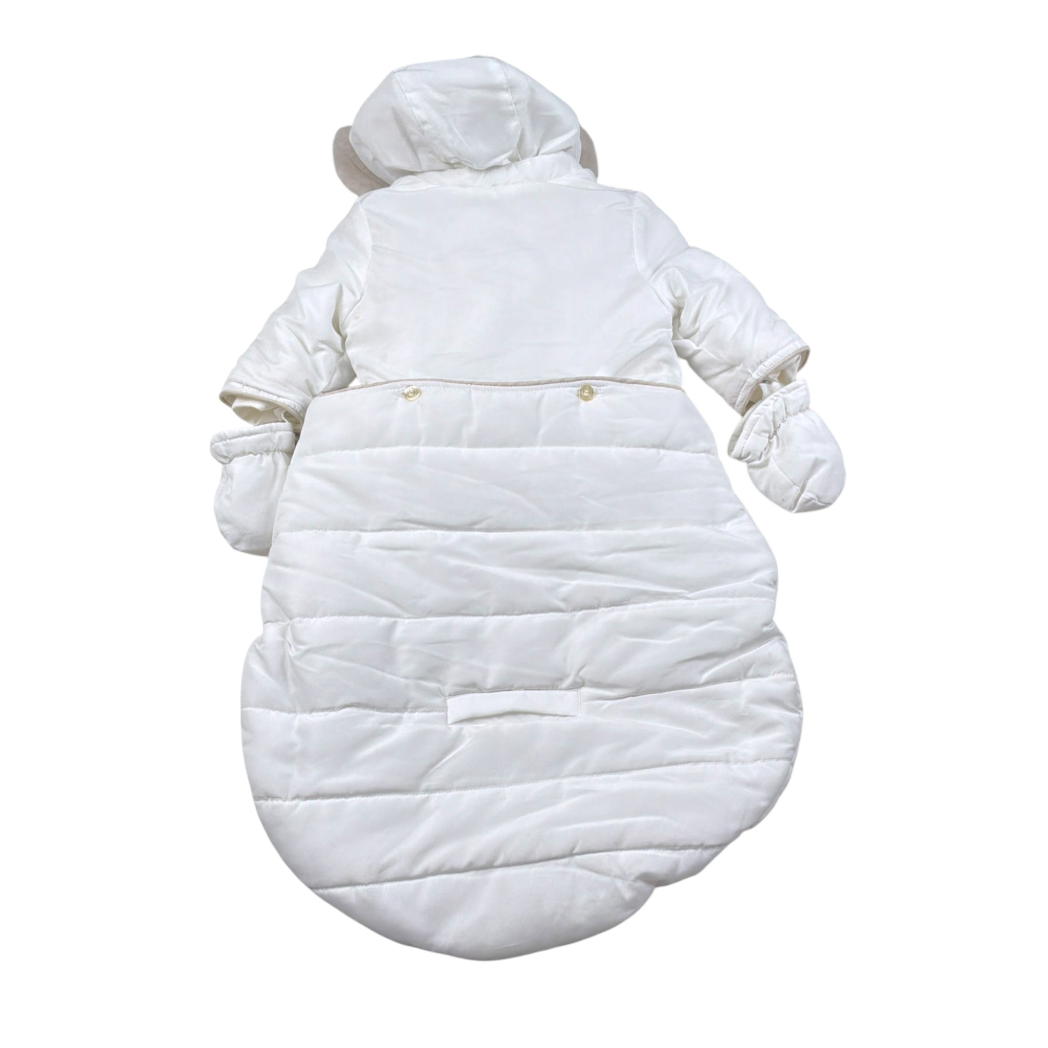 Mayoral Eskimo tinta unita con Cappuccio E Logo Bianco per Neonato 2613 BIANCO MAYORAL 
