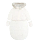 Mayoral Eskimo tinta unita con Cappuccio E Logo Bianco per Neonato 2613 BIANCO MAYORAL 