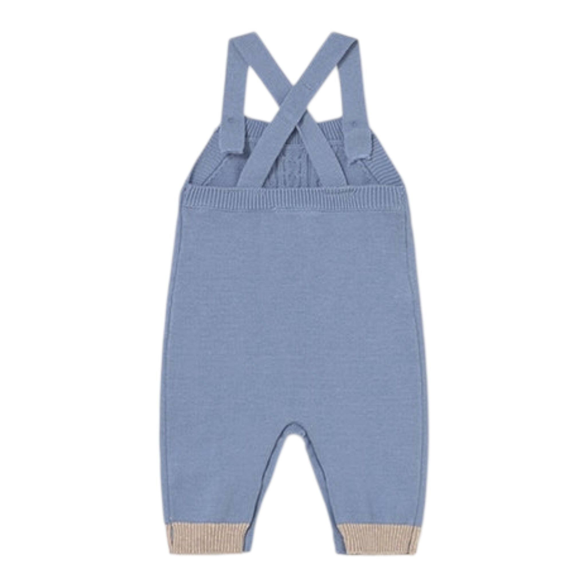 Mayoral Completo 3 Pezzi Cardigan-Salopette-Shirt Azzurro per Neonato 2617X AZZURRO MAYORAL 