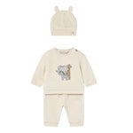 Mayoral Completo 3 Pezzi Felpa-Pantalone-Cappello Beige per Neonato 2624 BEIGE MAYORAL 