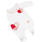Mayoral Set Tutine Bicolore Bianco/Rosso per Neonata 2702 BIANCO/ROSSO MAYORAL 